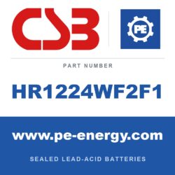 CSB Battery HR1224WF2F1 - CSB HR1224WF2F1 12V 6.4Ah Sealed Lead-Acid Battery