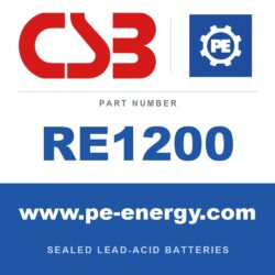CSB Battery RE1200 - CSB RE1200 2V 1200Ah VRLA Battery Cell