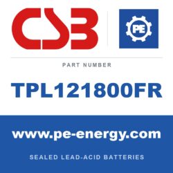 CSB Battery TPL121800FR - CSB TPL121800FR 12V 192Ah Sealed Lead-Acid Battery, Flame-Retardant Case