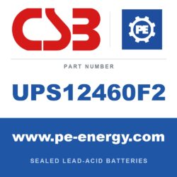 CSB Battery UPS12460F2 - CSB UPS12460F2 12V 9Ah Sealed Lead-Acid Battery