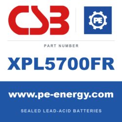 CSB Battery XPL5700FR - CSB XPL5700FR 12V 110Ah Sealed Lead-Acid Battery, Flame-Retardant Case