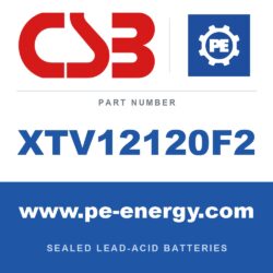 CSB Battery XTV12120F2 - CSB XTV12120F2 12V 12Ah Sealed Lead-Acid Battery