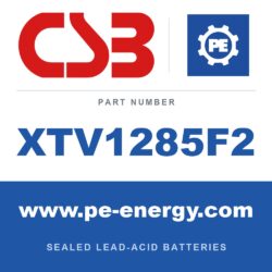 CSB Battery XTV1285F2 - CSB XTV1285F2 12V 8.5Ah Sealed Lead-Acid Battery