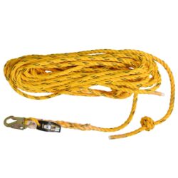 DEWALT DXFP100050 50 ft.( 15.2 m.) Vertical Lifeline Polysteel Rope with Snap Hook and Taped End
