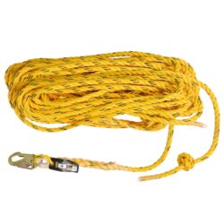 DEWALT DXFP101100 100 ft. ( 30.5 m) Vertical Lifeline Polydac Rope with Snap Hook and Taped End