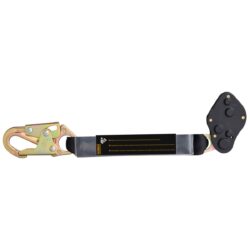 DEWALT DXFP150010 Rope Grab Removable Manual 1.5 ft. (0.4 m) Energy Absorbing Lanyard Adjustable from 1/2 in. (12 mm) to 5/8″ (16mm.) Rope