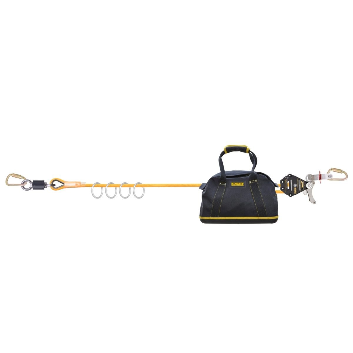 DEWALT DXFP160040 Horizontal Lifeline System Rope Temporary 4 Person, 100 ft. (30.5 m)