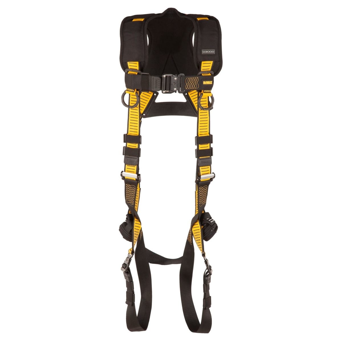 DEWALT DXFP532012(XL-2XL) D3000 Harness Vest Style, 5-Point, Back D-Ring, QC Chest, QC legs, Size XL-2XL