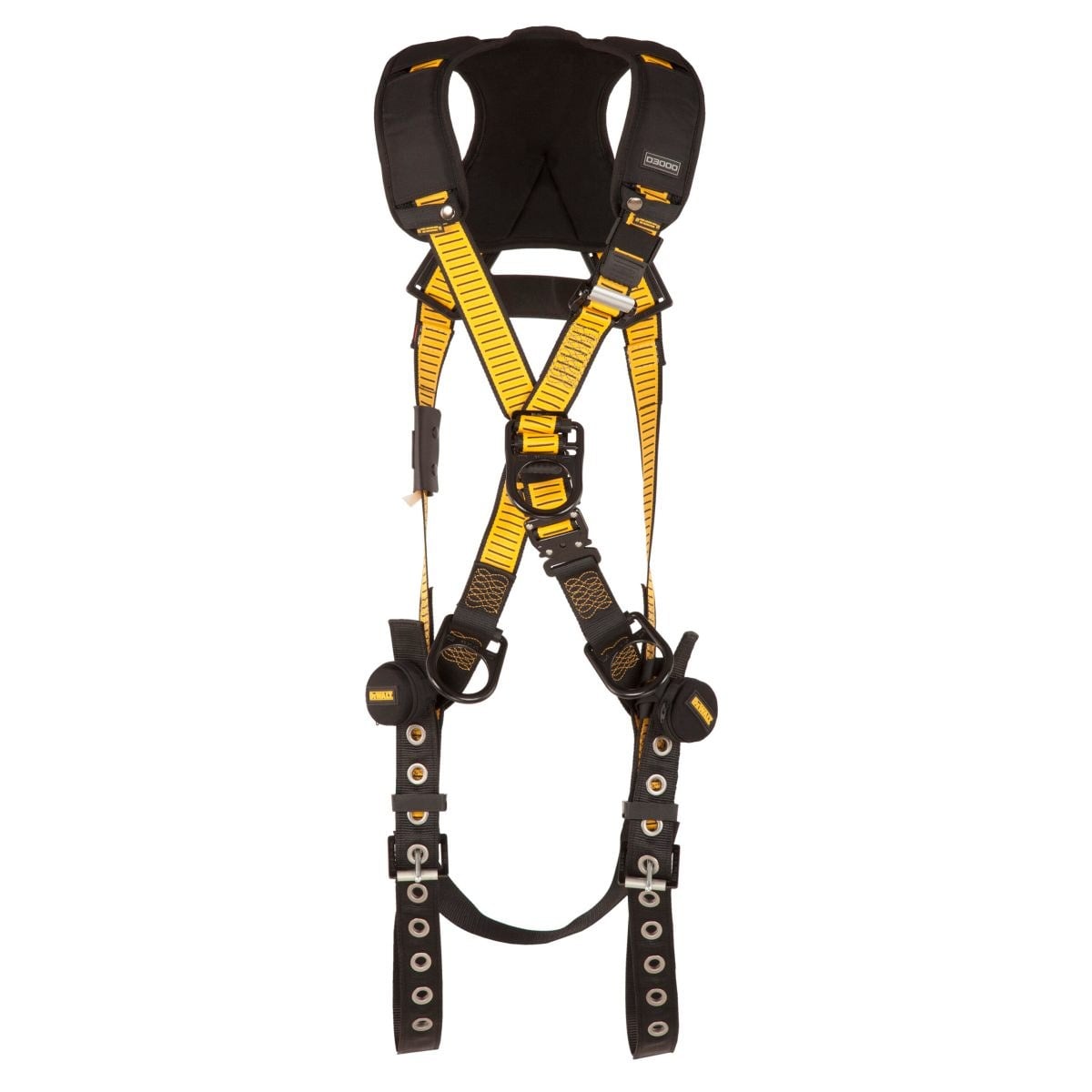 DEWALT DXFP532023(XL-2XL) D3000 Harness Crossover, Back, Side, and Front D-Ring, QC Chest, TB legs, Size XL-2XL
