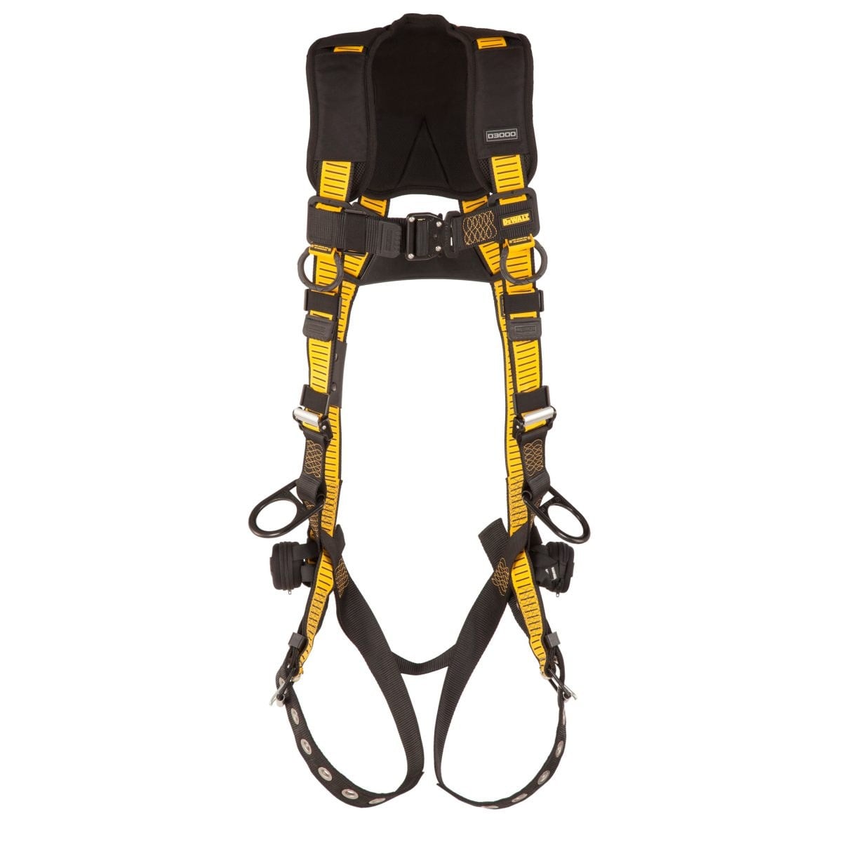 DEWALT DXFP532031(XL-2XL) D3000 Harness Vest Style, 5-Point, Back and Side D-Ring, QC Chest, TB Legs, Size XL-2XL