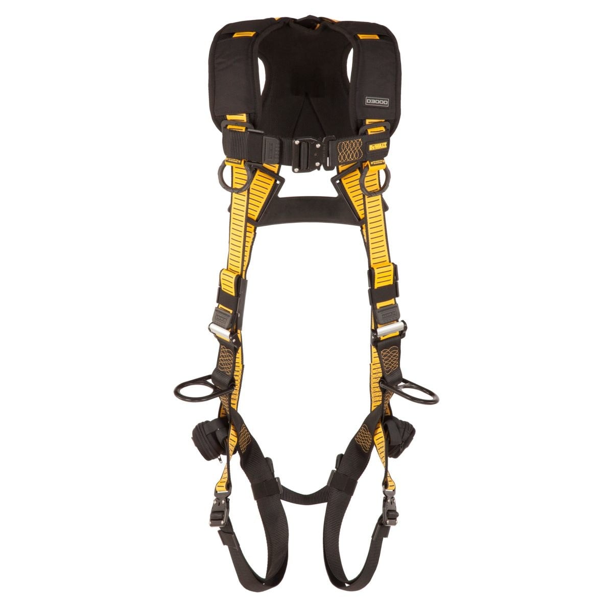 DEWALT DXFP532032(XL-2XL) D3000 Harness Vest Style, 5-Point, Back and Side D-Ring, QC Chest, QC legs, Size XL-2XL