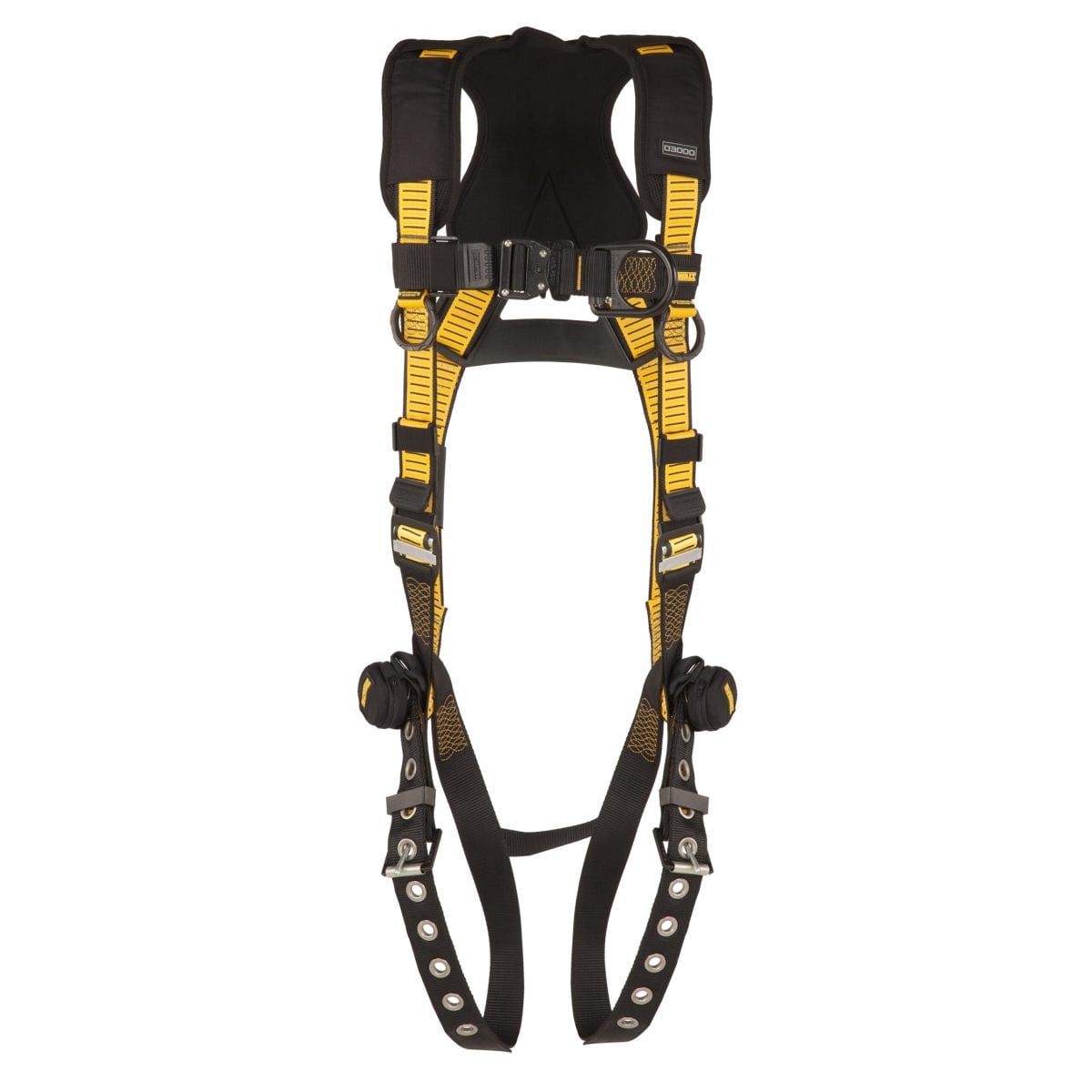 DEWALT DXFP532041(S-M) D3000 Harness Vest Style, 5-Point, Back and Front D-Rings, QC Chest, TB Legs, Size S-M