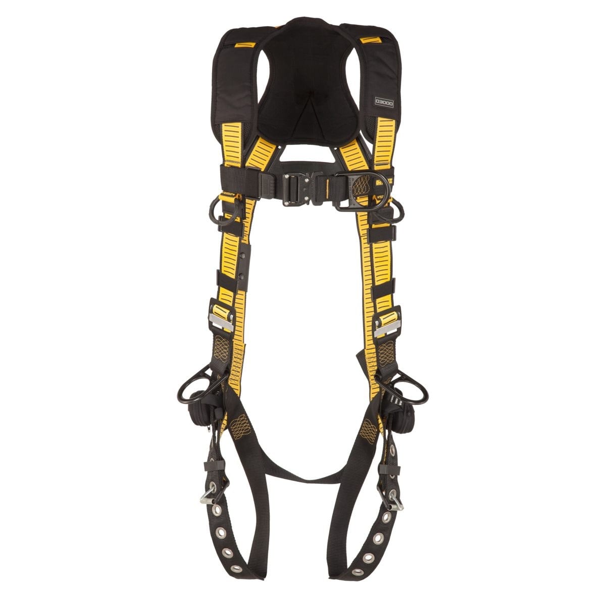 DEWALT DXFP532051(XL-2XL) D3000 Harness Vest Style, 5-Point, Back, Front & Side D-Rings, QC Chest, TB legs, Size XL-2XL