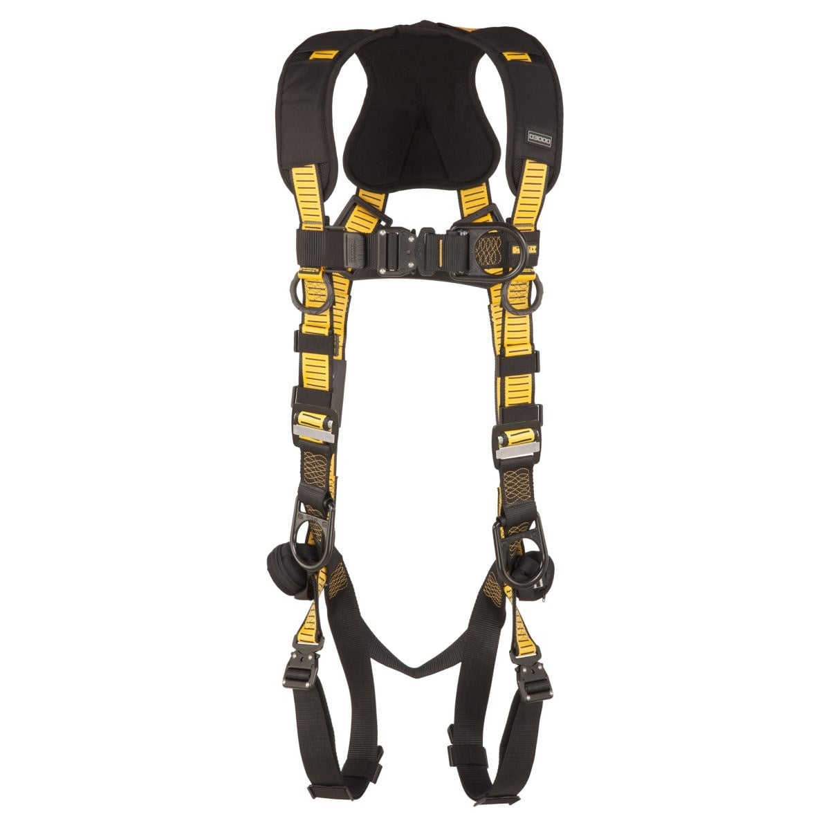 DEWALT DXFP532052(XL-2XL) D3000 Harness Vest Style, 5-Point, Back, Front & Side D-Rings, QC Chest, QC legs, Size XL-2XL