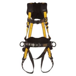 DEWALT DXFP532131(XL-2XL) D3000 Harness Vest Style, w/belt 5-Point, Back and Side D-Rings, QC Chest, TB Legs, Size XL-2XL