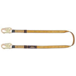 DEWALT DXFP614110 6 ft.(1.8 m) Work Positioning Lanyard with Steel Snap hooks on Both Ends