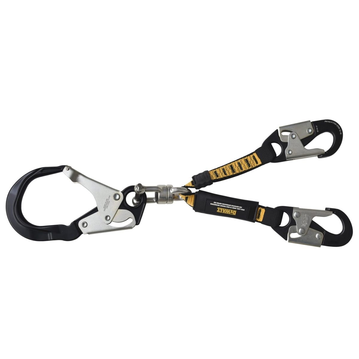 DEWALT DXFP614150 2 ft.(0.6 m) Web Work Positioning Device with Lightweight Aluminum Hooks