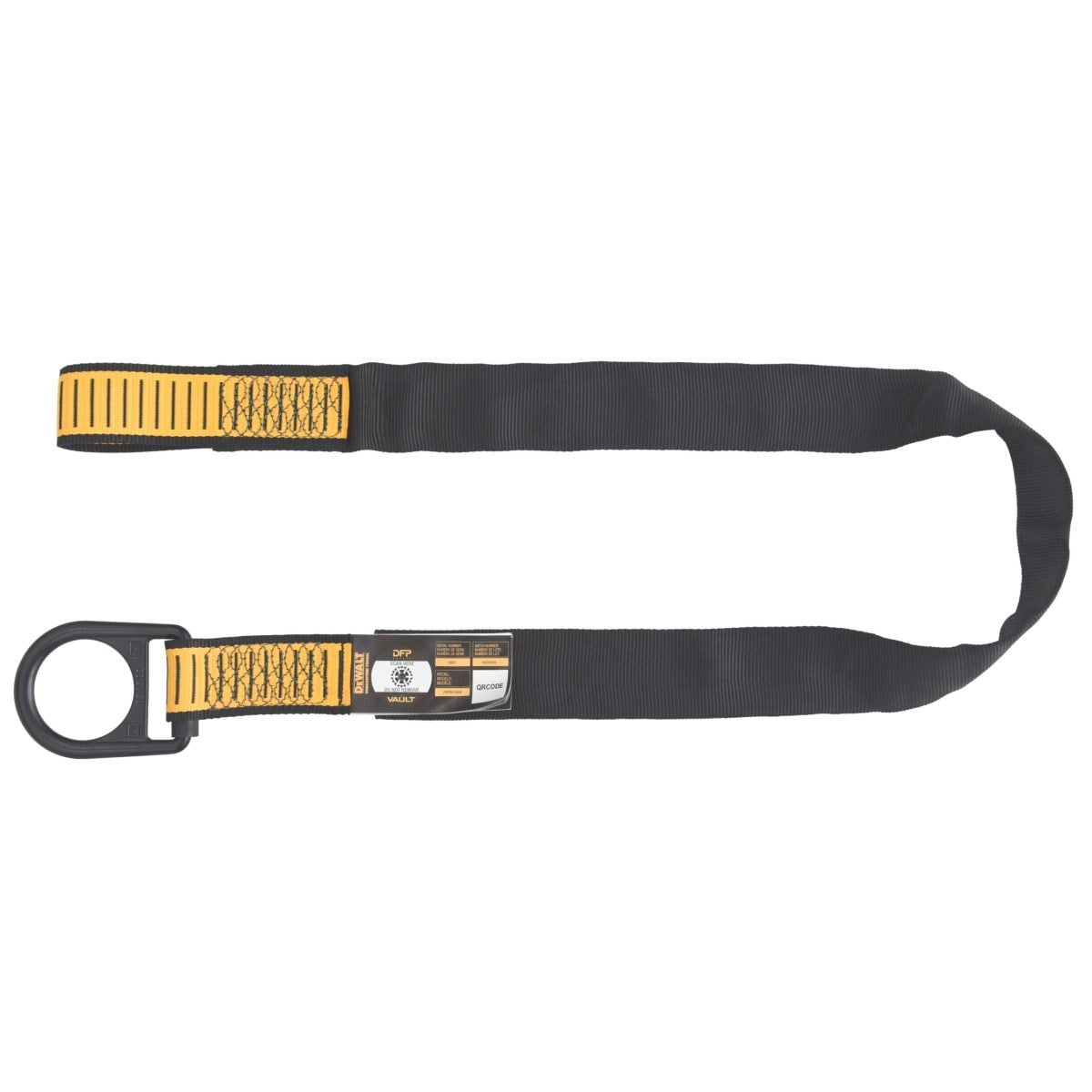DEWALT DXFP812004 Concrete Anchor Strap, D-Ring One End And Web Loop Other End, 4 ft.(1.2 m)