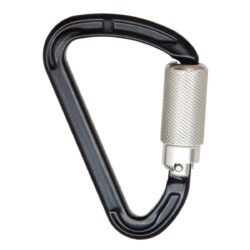 DEWALT DXFP914001 Carabiner Standard Self-Locking, Aluminum, 1/4 in.(6.35 mm.) Turn, .67″ (17 mm.) Gate Opening, ANSI