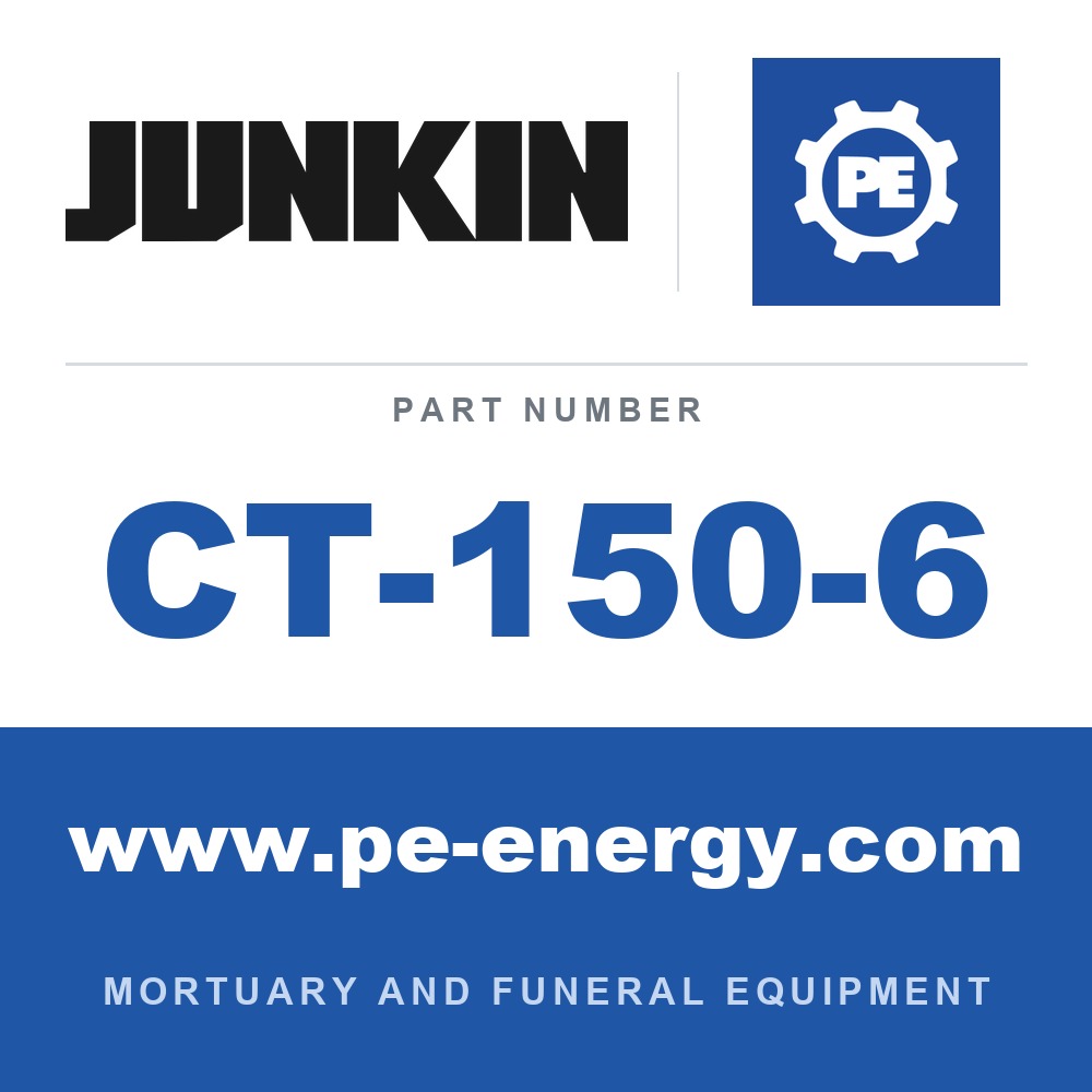 Junkin Safety CT-150-6 Mortuary Changing Table with 6 Inch Wheels