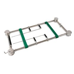 Junkin Safety LD-3287-SSR Superior Casket Lowering Device with Placer Arms, Stainless Steel