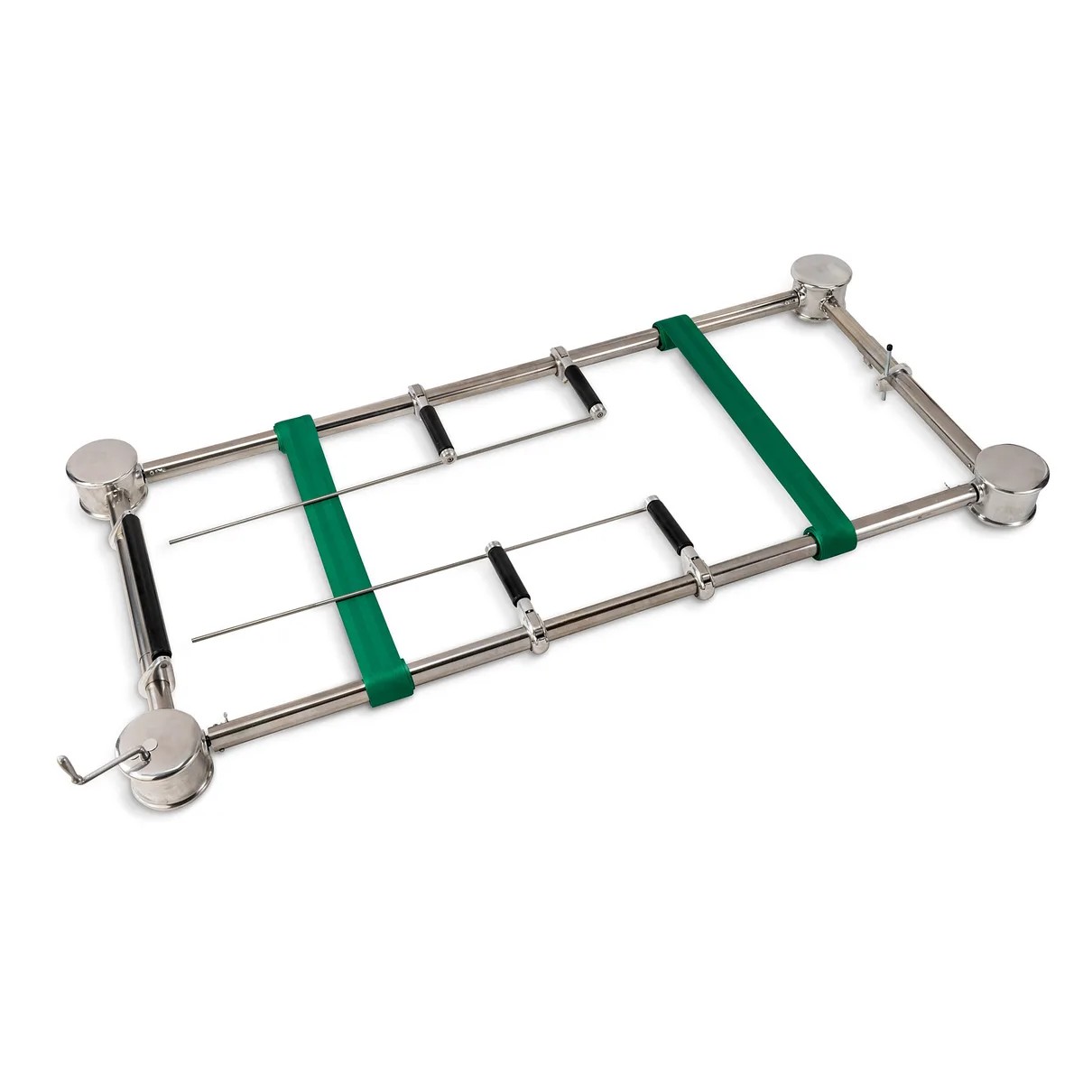 Junkin Safety LD-3287-SSR Superior Casket Lowering Device with Placer Arms, Stainless Steel