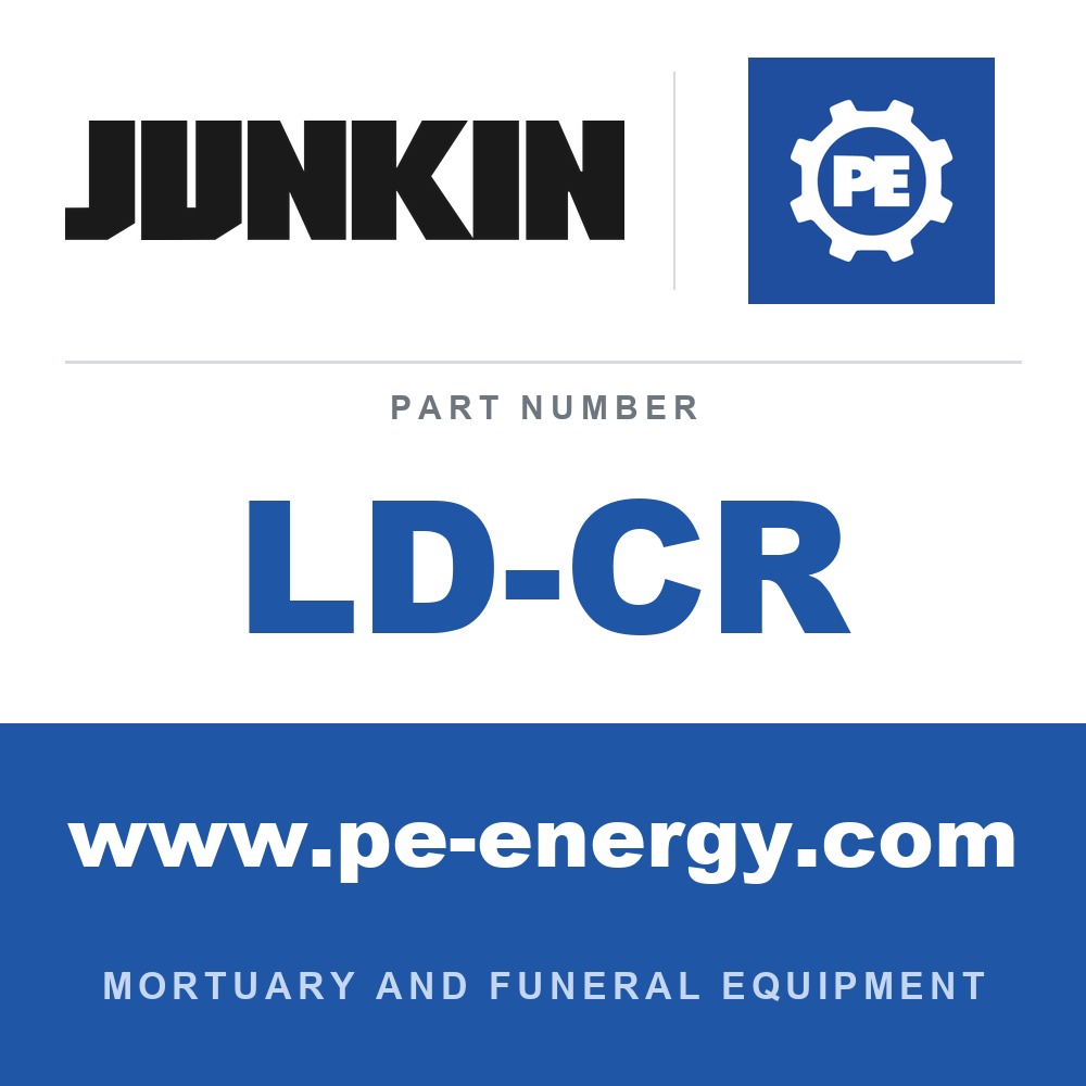 Junkin Safety LD-CR Placer Arm Attachment for Casket Lowering Device, Chrome