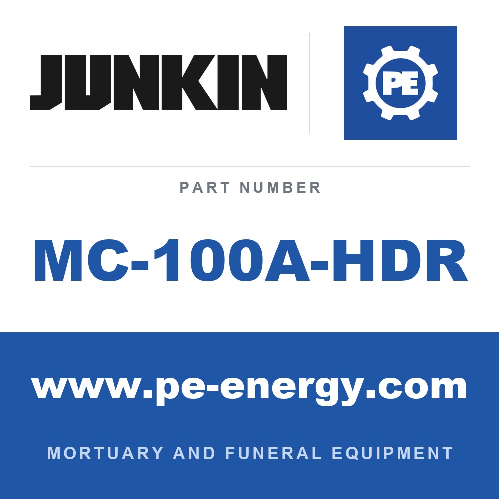 Junkin Safety MC-100A-HDR Heavy Duty Mortuary Cot with Side Rails