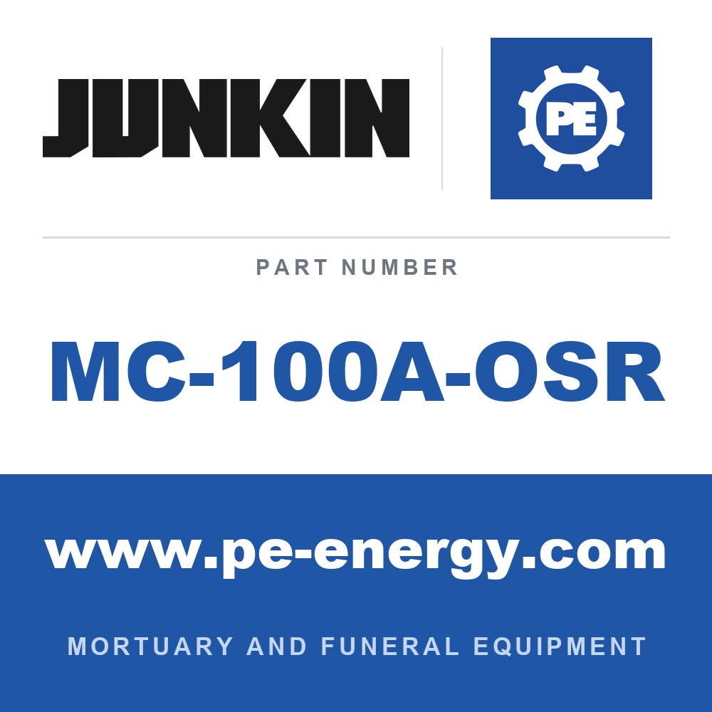 Junkin Safety MC-100A-OSR Oversize Mortuary Cot with Side Rails