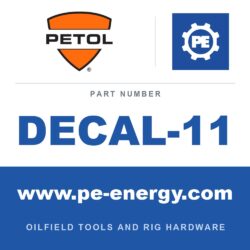 PETOL DECAL-11 - DECAL-11 - GEARENCH NUMBER 11, 1.5"X2"