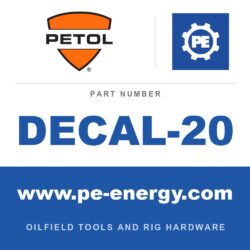PETOL DECAL-20 - DECAL-20 - GEARENCH NUMBER 20, 1.5"X2"