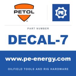 PETOL DECAL-7 - DECAL-7 - GEARENCH NUMBER 7, 1.5"X2"