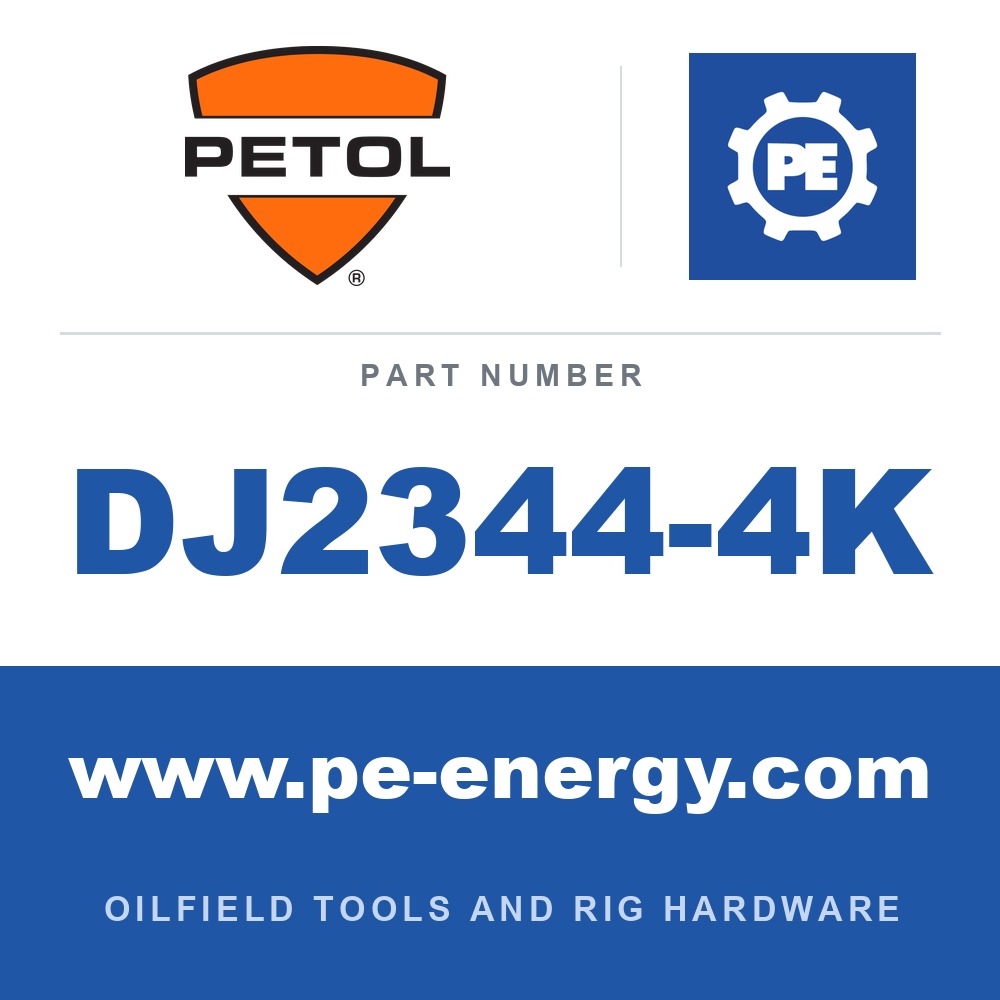 PETOL DJ2344-4K - DJ2344-4K - GEARENCH DRILL PIPE JAW W/INSERTS