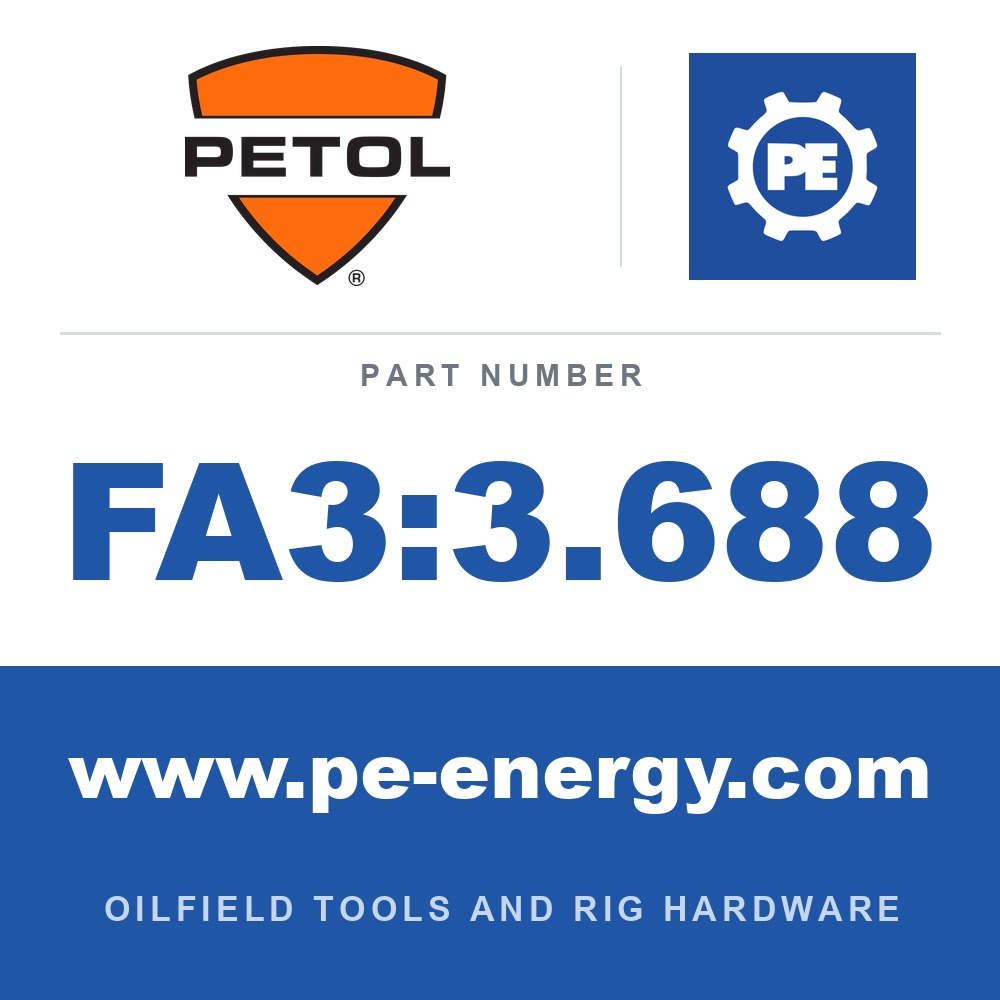 FA3:3.688 PETOL Friction Tion Tong, 3.688 in. O.D., Gearench PETOL part number FA3:3.688
