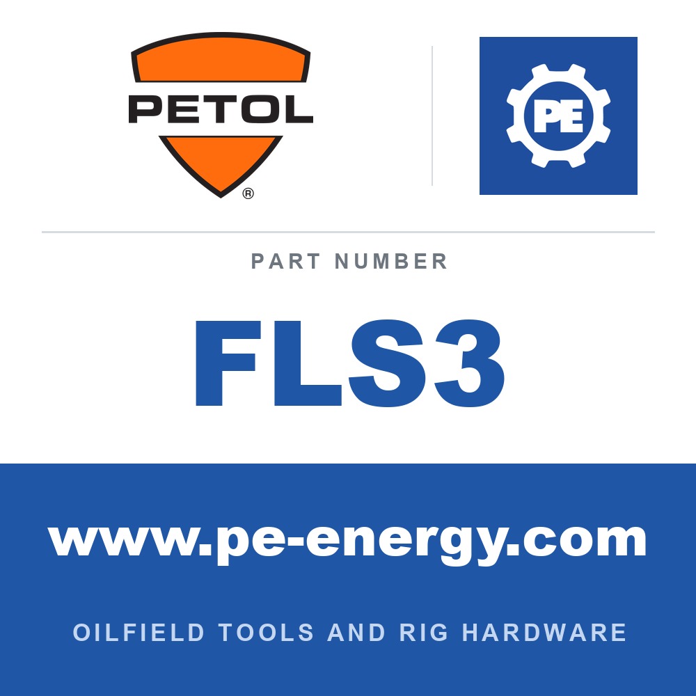 FLS3 PETOL Flange Lifting Shackle, Gearench PETOL part number FLS3