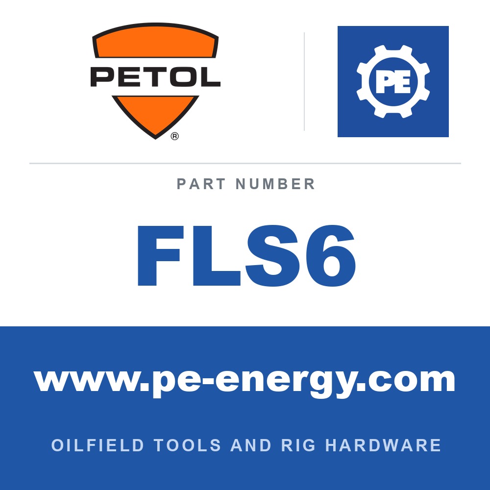 FLS6 PETOL Flange Lifting Shackle, Gearench PETOL part number FLS6